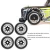 4pcs RC Drift Tire Aluminum Alloy Stable Flexible Drift Car Tyre for   1Celsius28 RC Car