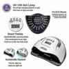 2025 280w UV LED Nail Lamp with Motion Sensing and Memory Function
