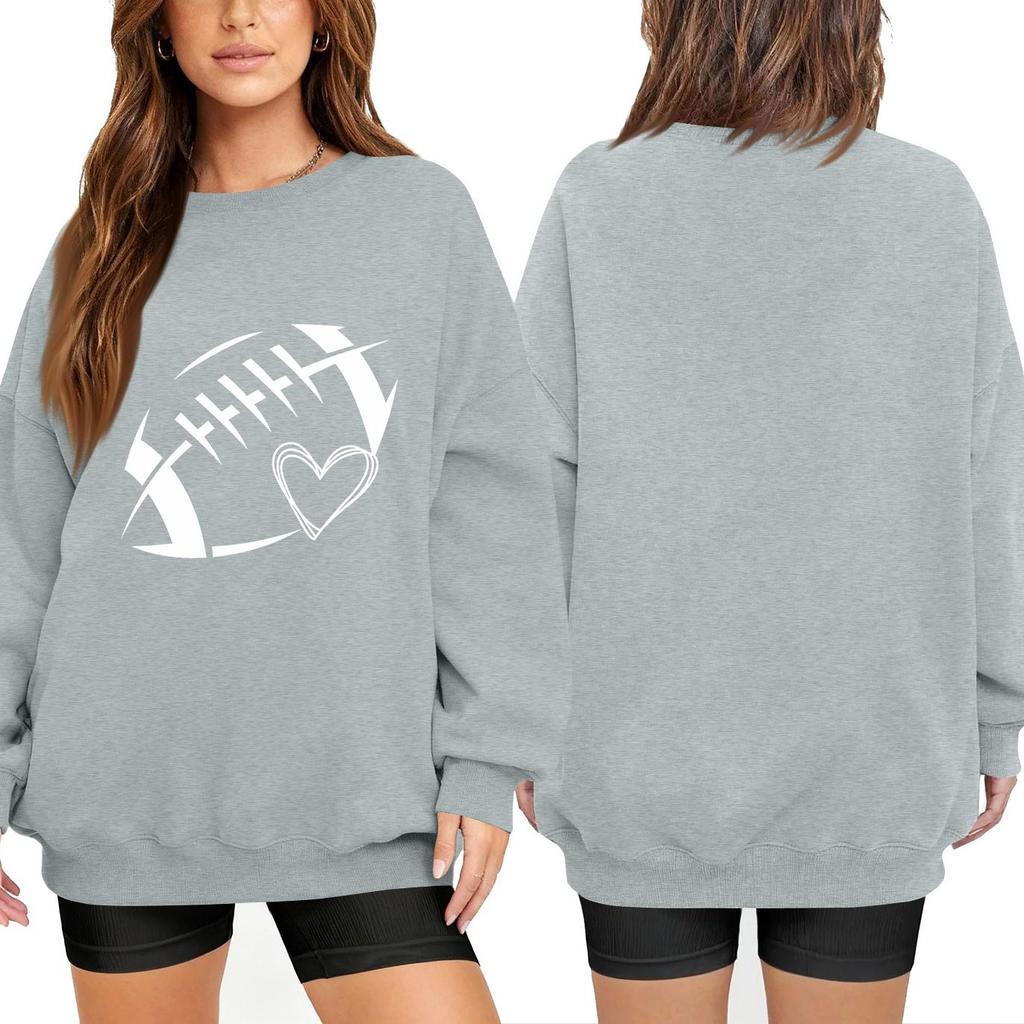Unisex Lightweight Long Sleeve Neck Pullover Sweatshirt with Stylish Print