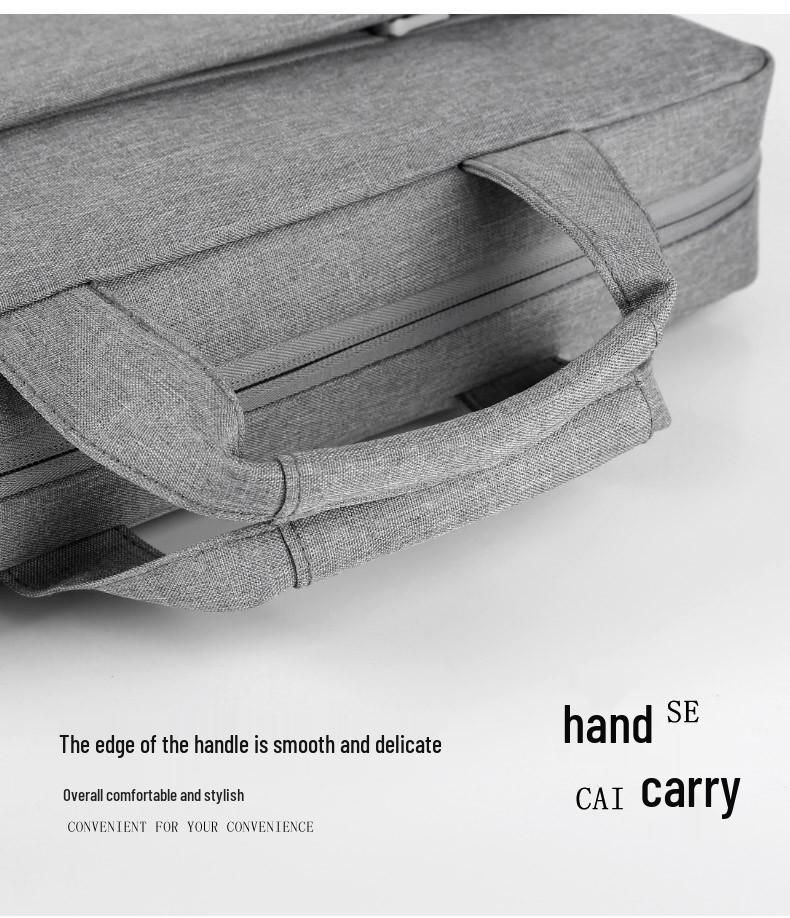 Multi-Size Laptop Bag: 15", 16", 17" - Large Capacity, Custom Logo, Handheld & Shoulder Style