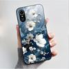For ZTE Blade A33S Phone Cases Soft Silicone Back Cover For ZTE Blade A 33 S Case Fashion Flower Black TPU Shell Coque A33S Capa