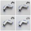 2pcs Resistant To Rust Glass Clamp Silver Glass Support Angle Ceramic Tile Fixing Clip  Laminate