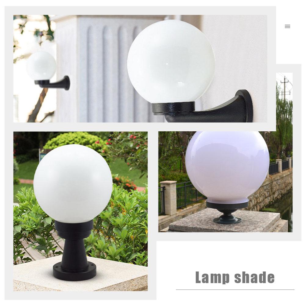 Fence Lampshade Replacement Globe Shades Decor Acrylic Light Covers Household Home Fixture Globes Lightbulb Ball Shaped Desk