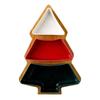 OLOEY Christmas Tree Divided Dry Fruit Plate