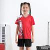 Kids Quick-Dry Badminton Set Sportswear Short Sleeve T-Shirt Shorts Unisex Fall Winter