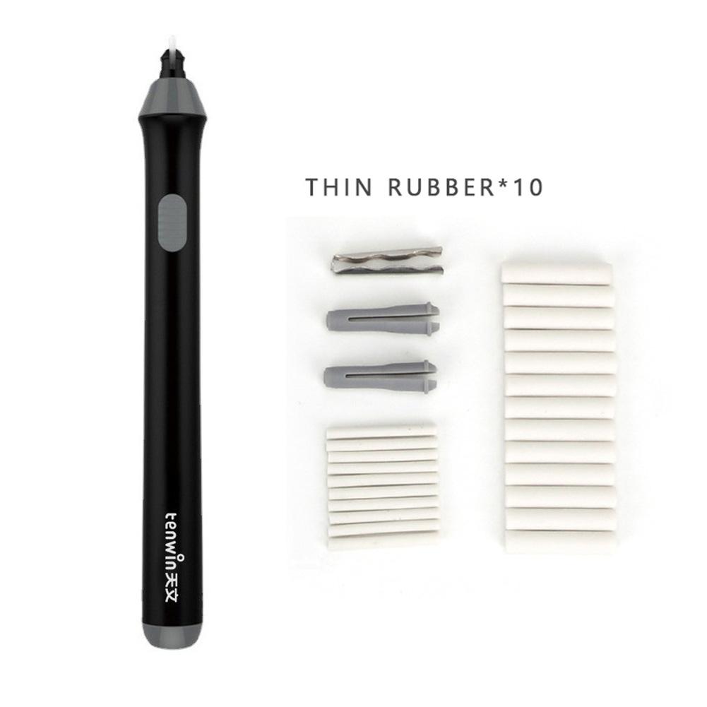 Electric Sketch Eraser With Refills Battery-Powered Highlighter Eraser for Artists Sketching Drawing Quick Erase Tool