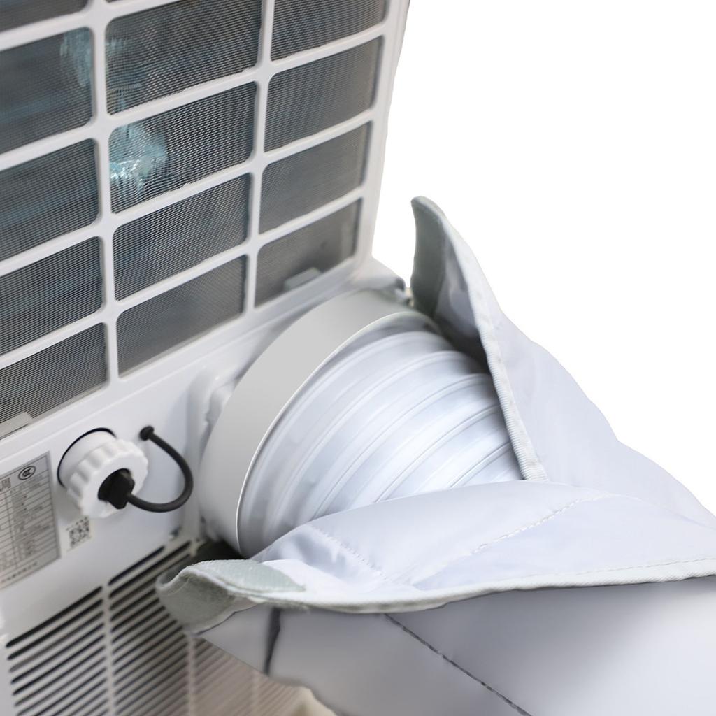 Adjustable Vent Cover Adapter Sleeve for Air Conditioning Hoses Heat Retention Easy Installation Elastic Fasteners
