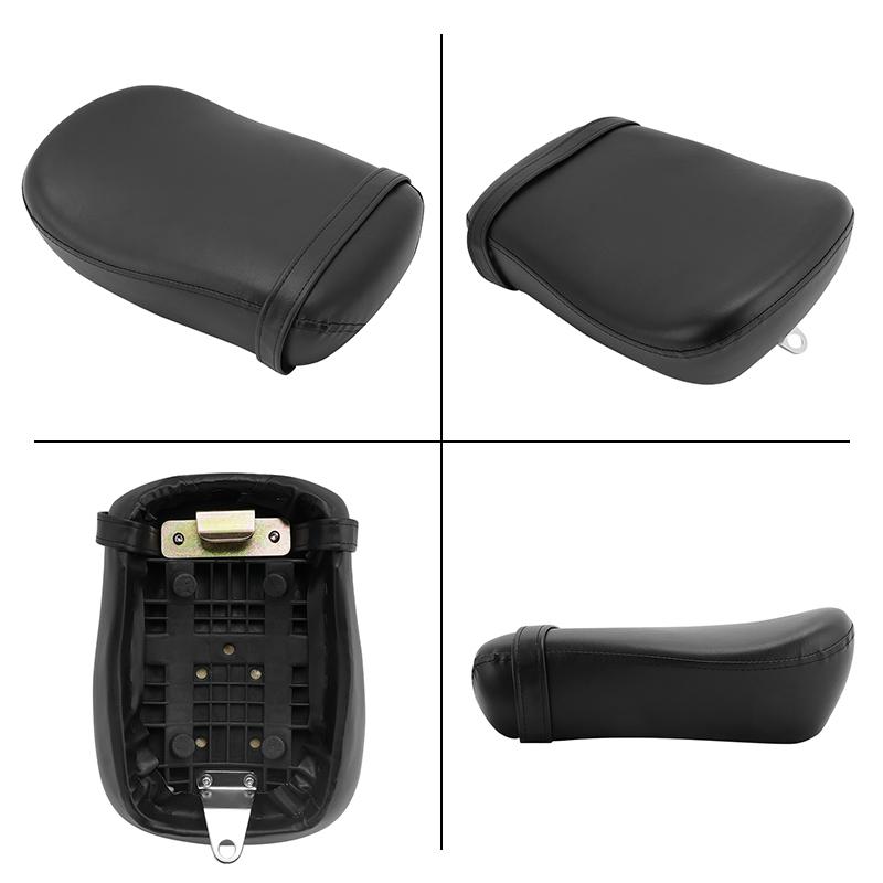 Motorcycle PU Leather Rear Pillion Passenger Seat Cushion Fit For Yamaha V Star 1100 XVS1100 Classic Custom 1999-2011