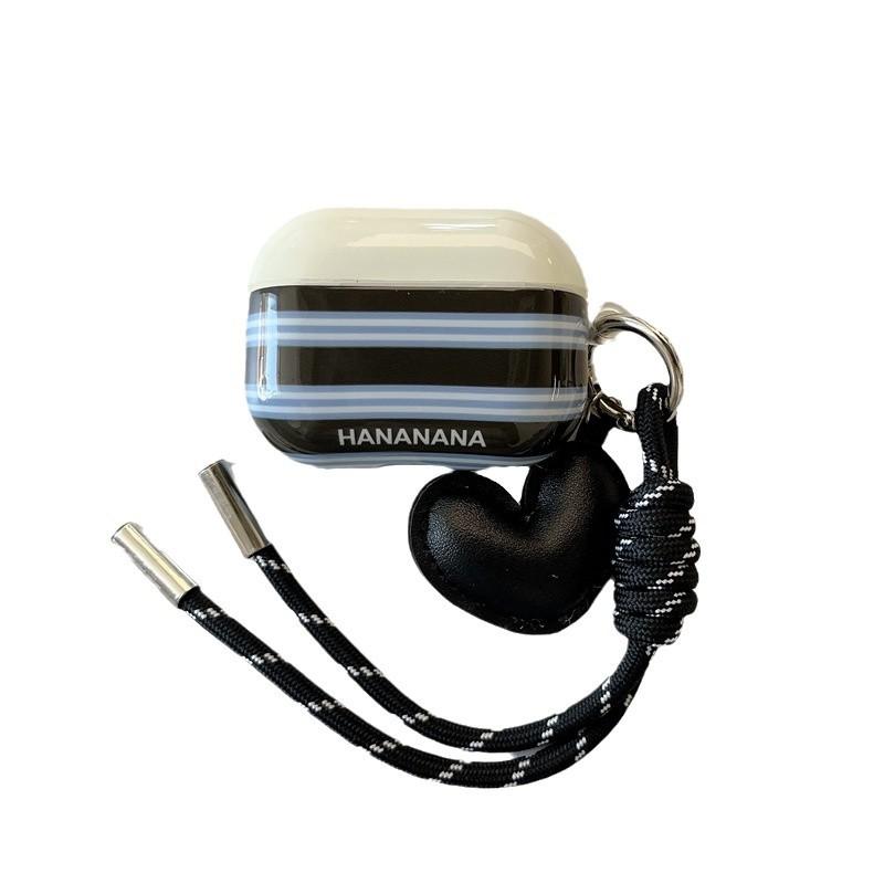 Niche ins retro stripe for AirPods pro1 generation protective case 1st generation pro1 apple bluetooth headset case