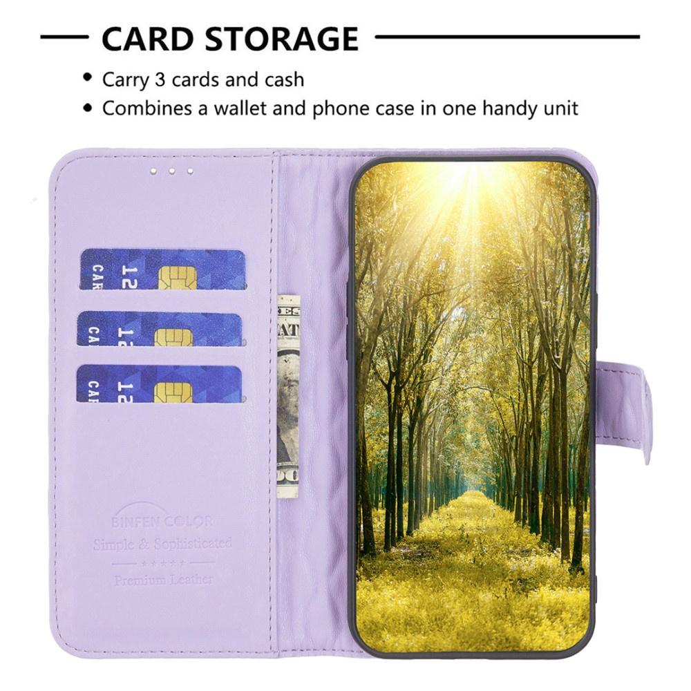 Flip Case for Samsung Galaxy A56 5G, Wallet, BINFEN COLOR, Purple