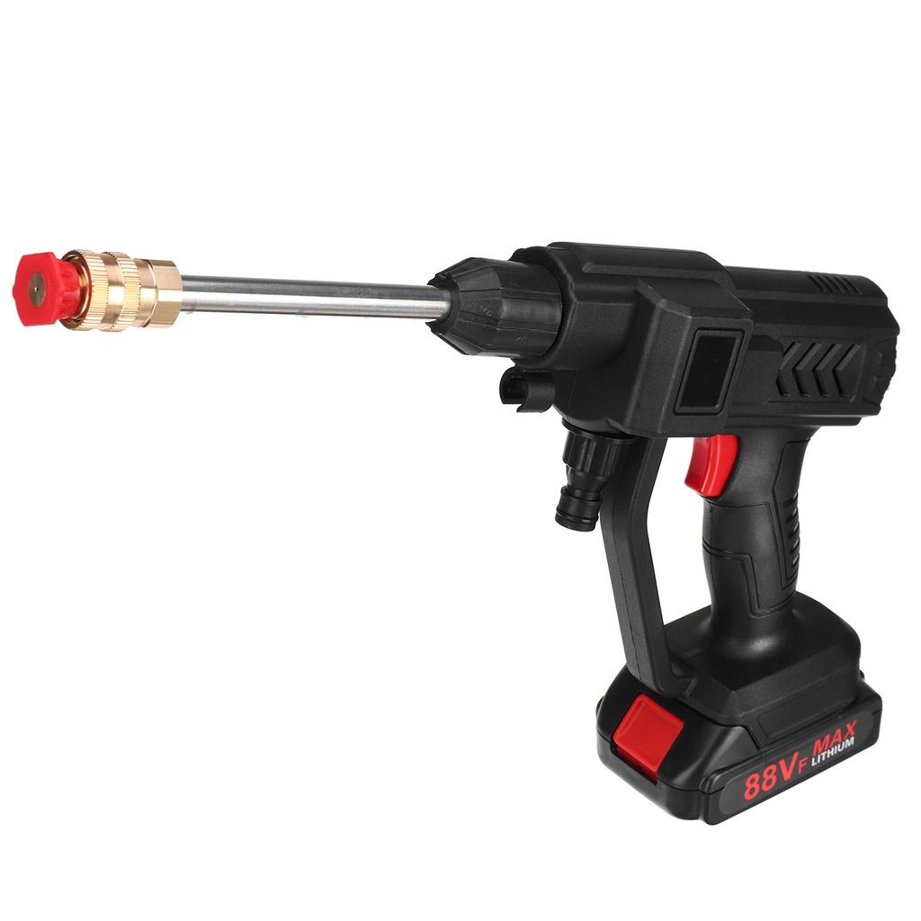 NEW 1500W 88V Cordless High Pressure Car Washer Rechargeable Car Wash Gun Electric Water Gun Foam Machine for Makita 18V Battery