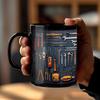 Creative Coffee Mug For Mechanics Mechanic Toolbox Set Mug Toolbox Coffee Cup Black Ceramic Mug For Coffee Ceramic Mug