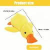 Gelbe Ente Hundespielzeug, Anti-Stress Enten-Hund, Leises Spielzeug Hunde-Kuscheltier, Interaktives Hundespielzeug Unzerstörbare Hundespielzeuge