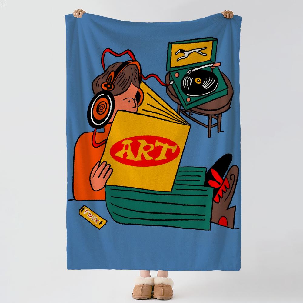 Artist D-Darren Shaddick-k Throw Thick Comfort Flannel Quilt, Multi-scene Use Indoor Outdoor Daily Nap