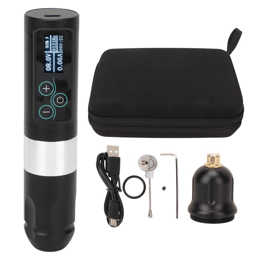 Wireless Tattoo Machine Pen RCA Converter Shader Liner Touching Screen Rotary Tattoo Pen with