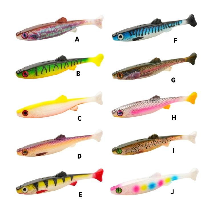 190mm 63g Simulation Baits Soft Swimming Lures Slow Sinking Lures Artificial Fish Lures Swimbaits Soft Fishing Baits