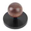 Spherical Wooden Handle Coffee Tamper Aluminum Alloy Coffee Tamping Tool  Coffee Making
