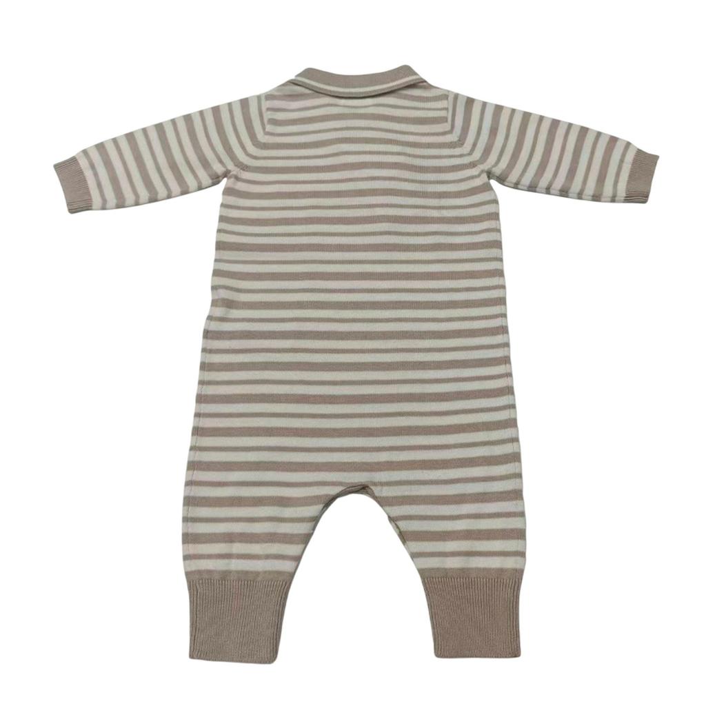 Pretty Green Baby Striped Romper