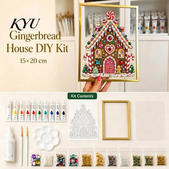 Kreatives Weihnachtsgeschenk für die Familie DIY Falscher Kristall Perlenmalerei Baum Set, Funkelndes Feiertags Künstlerisches Edelstein Set Bastelset, 3D Edelsteinperlen