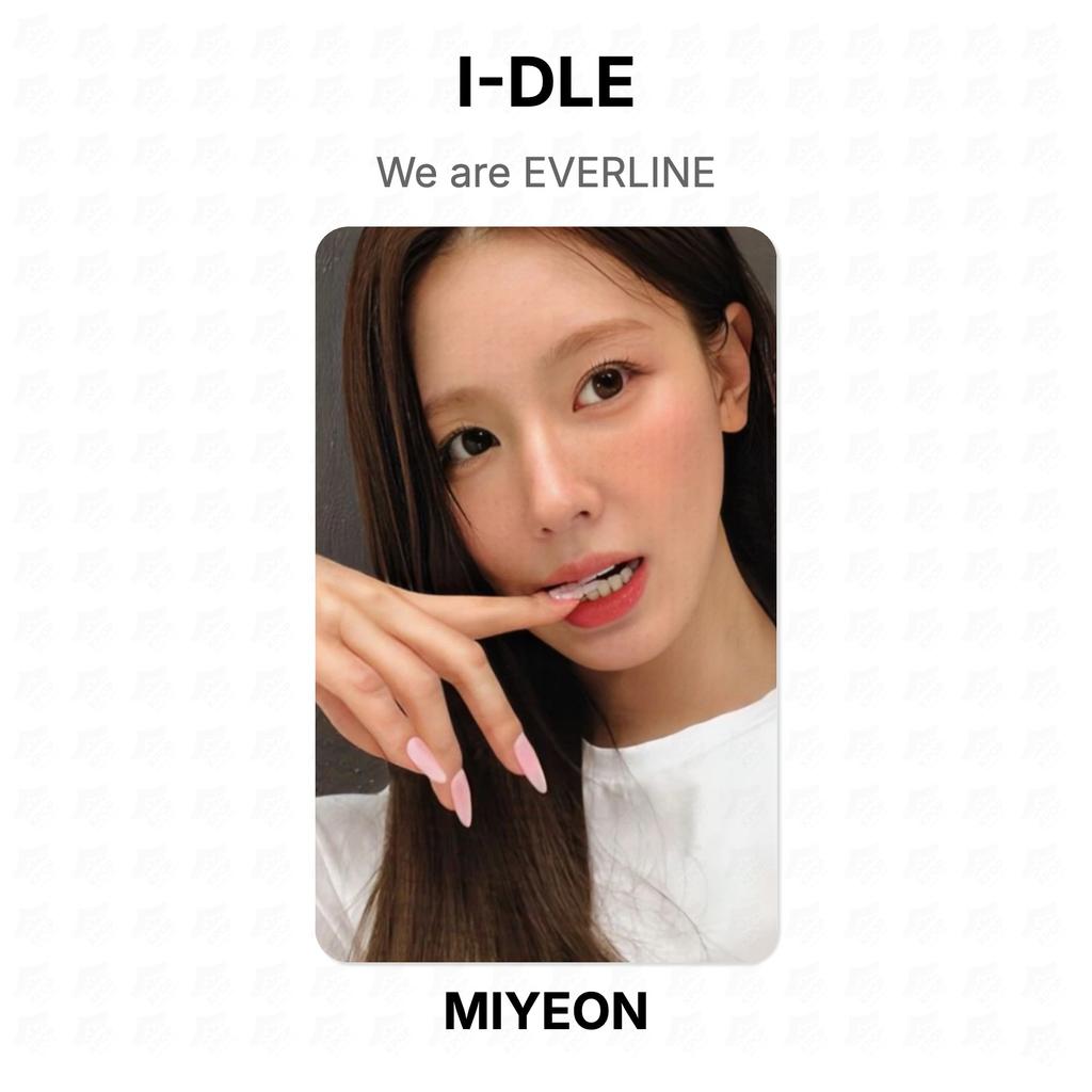 I-DLE Siamo EVERLINE Fotocarta Ufficiale