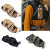 Compact Foldable Bottle Holder Case Storage Bag With Elastic Strap Detailing For Secure Belt
