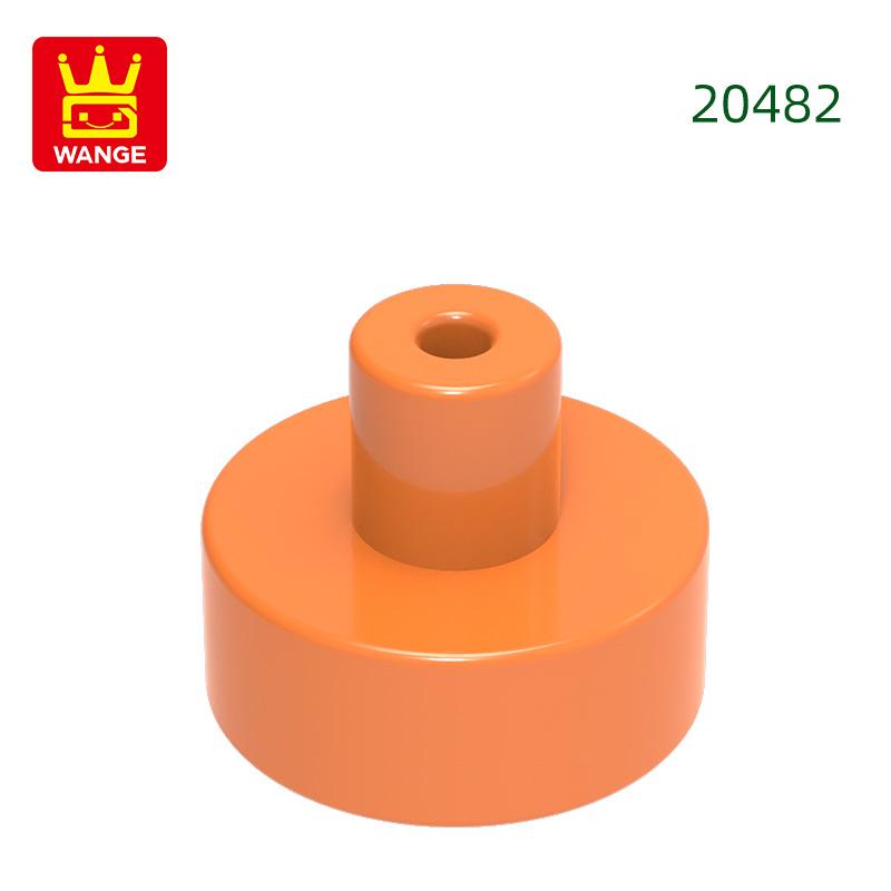 Non-Toxic 763Pcs/Lot 20482 Round 1 X 1 With Bar And Pin Block Moc Color Accessories Compatible With Brick Diy Children Toy Assembly
