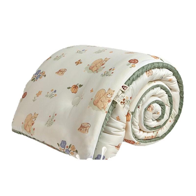 Brangdy All-Season Knitted Cotton Soy Fiber Quilt