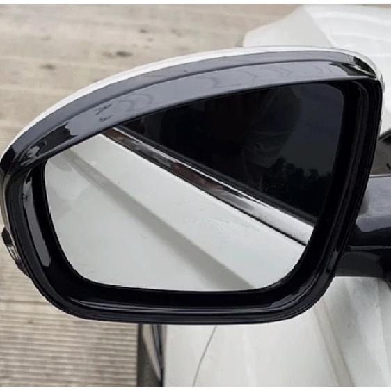 For Nissan Altima -2024 Bright black Rearview Mirror Rain Eyebrow Trim