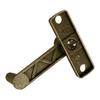 Elegante Serratura a Scatto in Bronzo Antico Maniglia Serratura Scorrevole per Finestre e Porte per Scatole Portagioielli in Legno Fatto a Mano