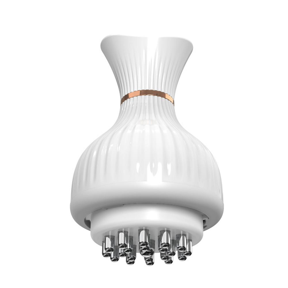 

Микротоковый массажер Гуа Ша для тела, формирующий фигуру, меридианная щетка, антицеллюлитный, электродный, импульсная вибрация, нагрев, массаж тела белый