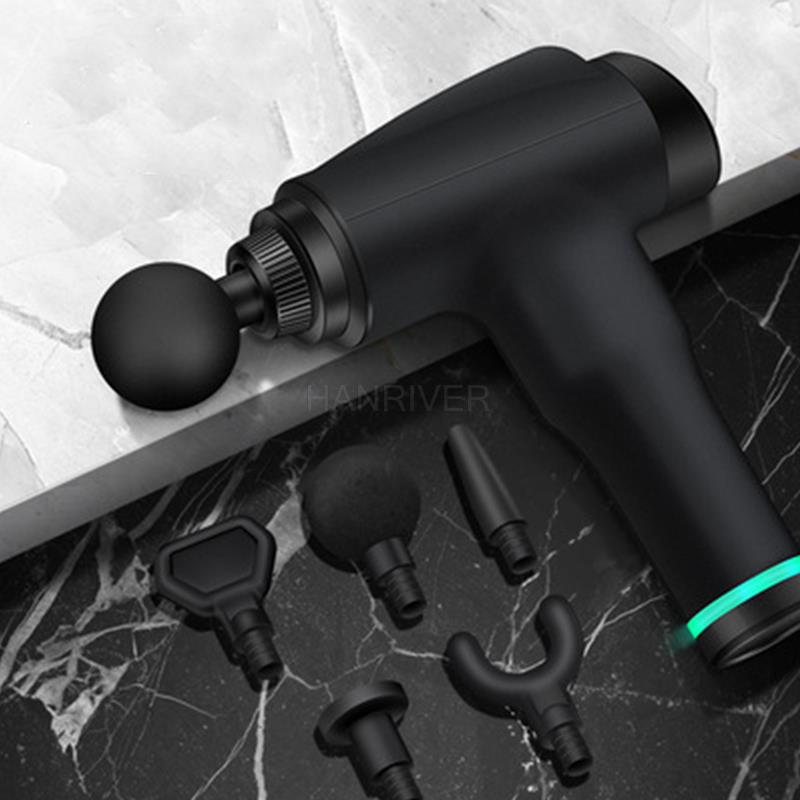 Mini fascia gun small fitness muscle relaxer fascia grab cervical spine massage gun full body massager