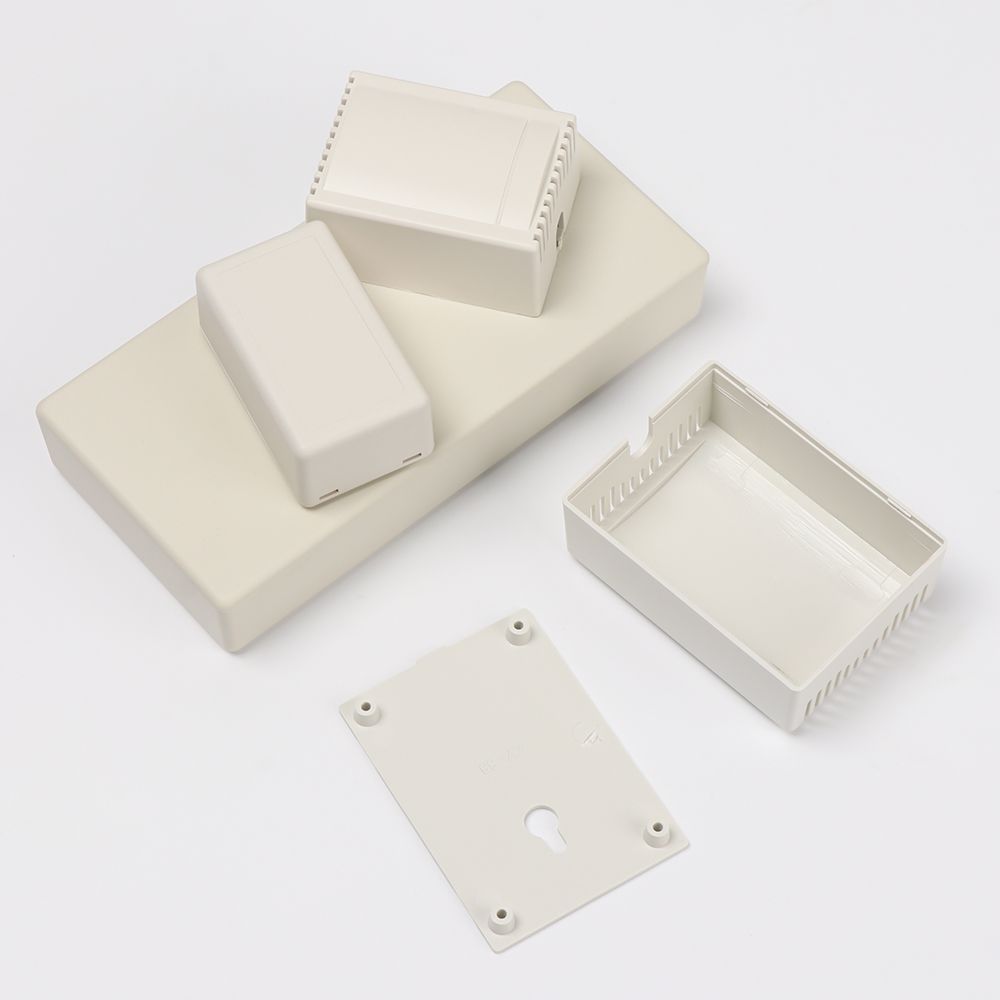 High Quality White ABS Plastic Waterproof Cover Project Instrument Case Enclosure Boxes Electronic Project Box