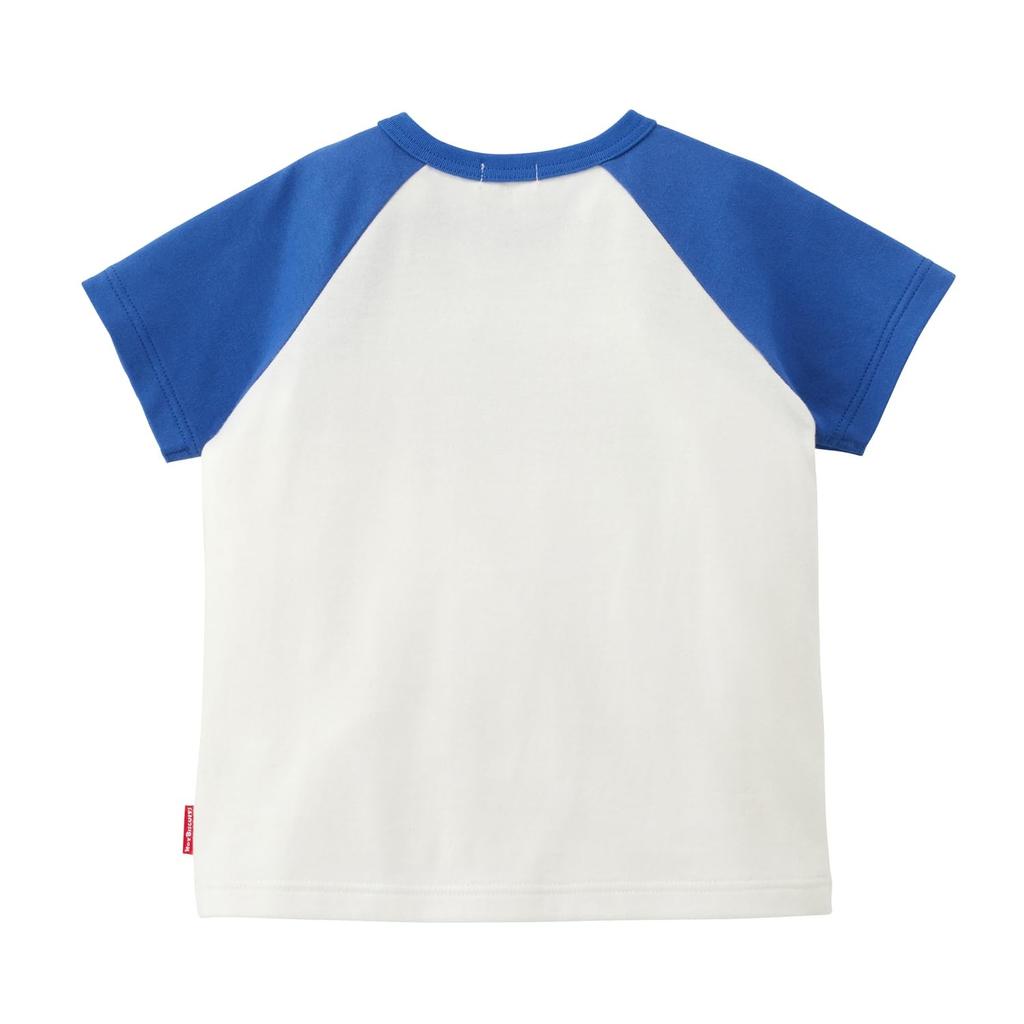House Hot for boys and [Miki Biscuits] Short-sleeved T-shirt girls, baby, kids, children's clothing, blue, 110cm, 72-5205-142