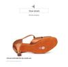 Women's Satin Latin Dance Shoes with Soft Sole, Medium-High Heel for Professional Practice