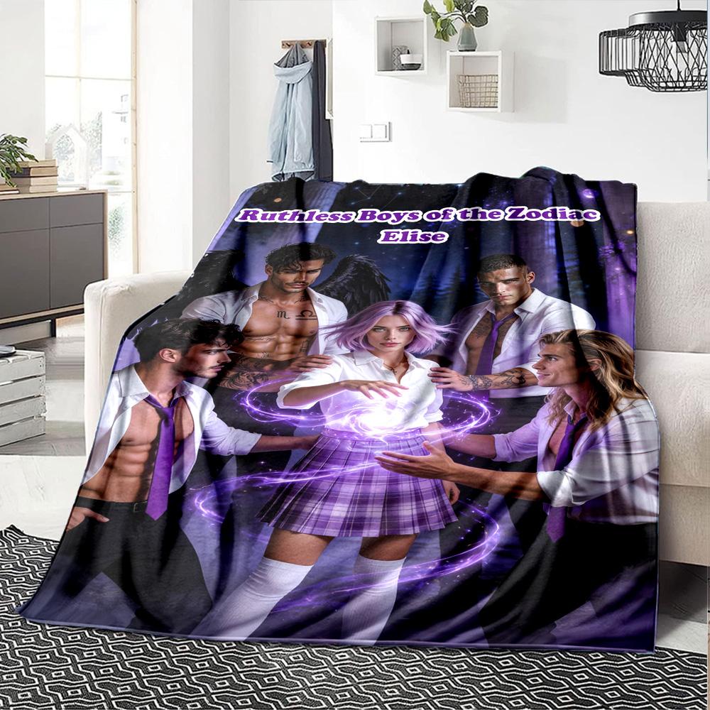

The Vampire Elise Callisto Print FlAannel Blanket, High quality Comfortable for All Seasons, Home Decor, Warmth and Comfort 80cm x 120cm