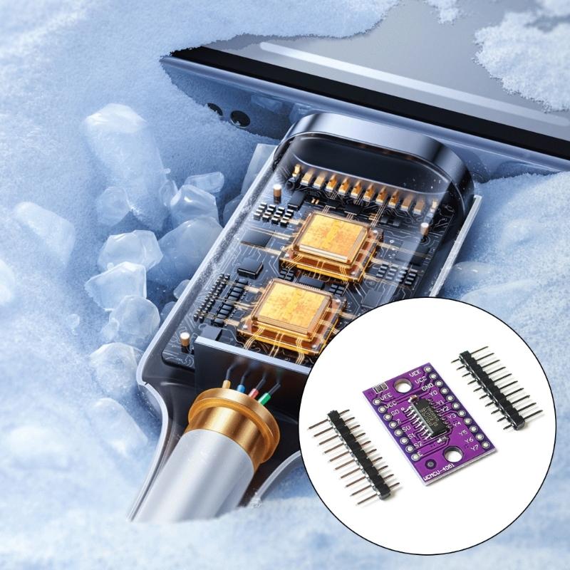 Highly Speed 74HC4051 8Input Channel Analog Multiplexer Selectors Module Distributor Resolver With Low Distortions