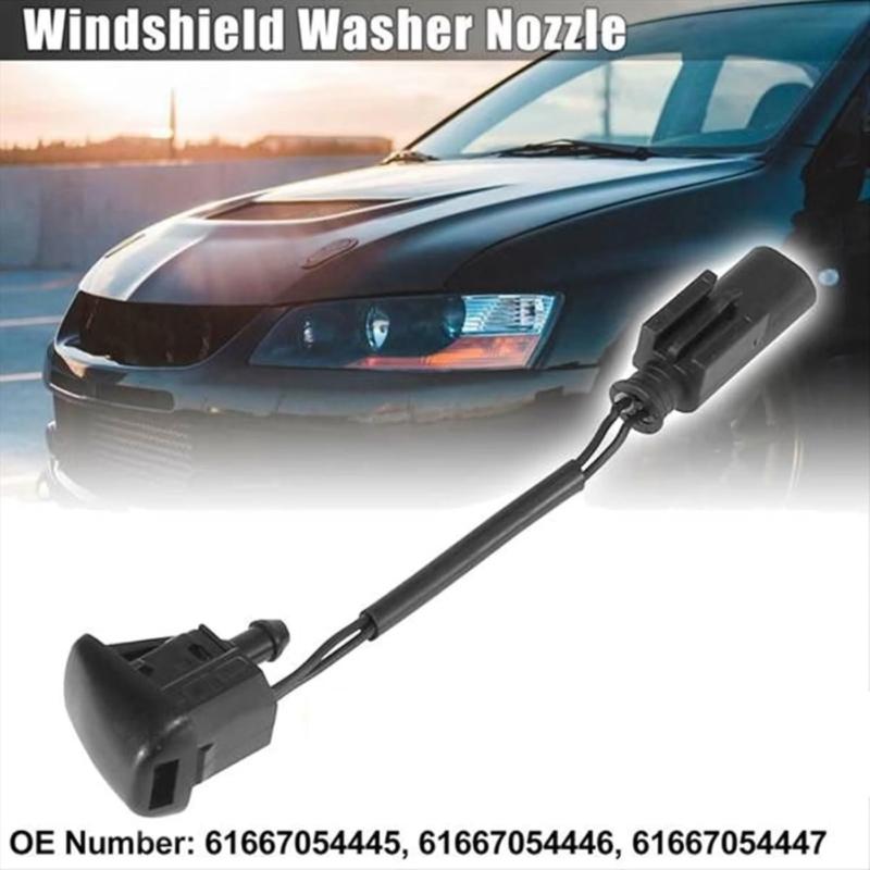 61667054445 61667054446 61667054447 for E60 E61 E63 E64 520i Windshield Heated Washer Sprayer Nozzle Jet Replacement
