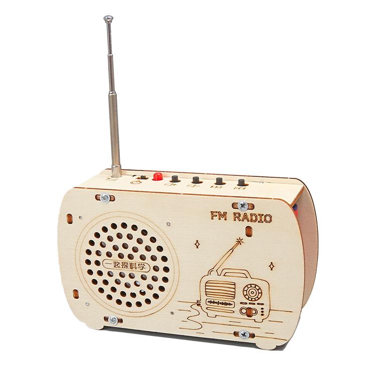 Wissenschaft und Technologie Kleine Produktion Kinder Lernspielzeug DIY Radio Student Selbstgemachtes handgemachtes Modell Wissenschaftliches Experiment
