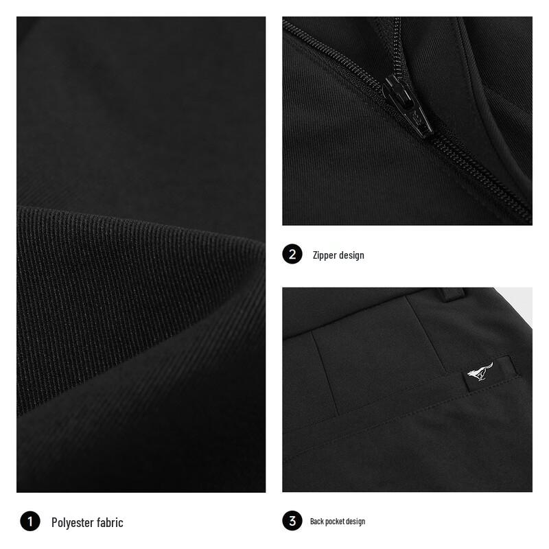 SEPTWOLVES Men's Straight-Leg Casual Pants