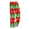Women's Christmas Print Pajama Pants, Casual Plush Bottoms for Holiday Lounging