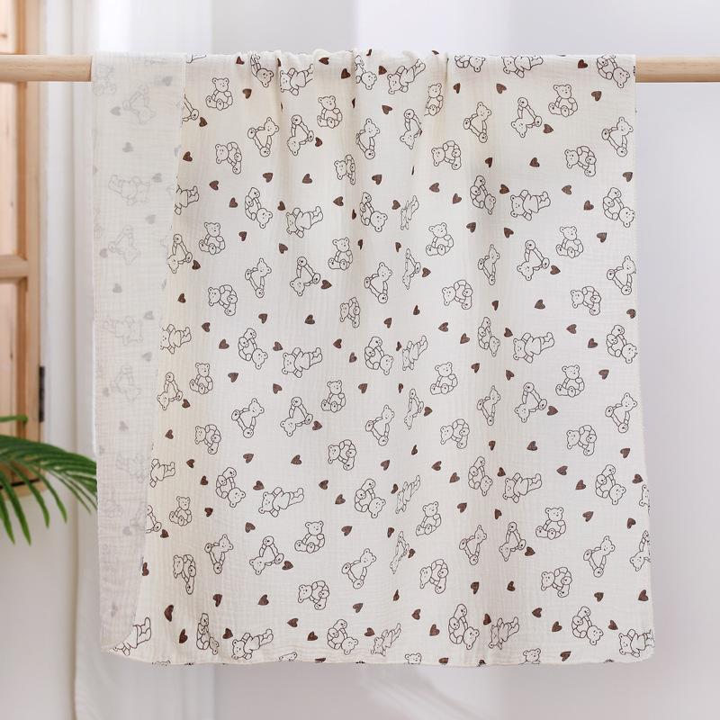 Baby Receive Blanket for Newborn Cotton Muslin Swaddle Blanket Bedding Infant Bath Towel Baby Items Mother Kids