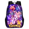 Cartoon Pikachu Backpacks Print Primary Software Backpacks for Boy and Girls Best Gifts Lightweight Cartoon School Bag for Kids
