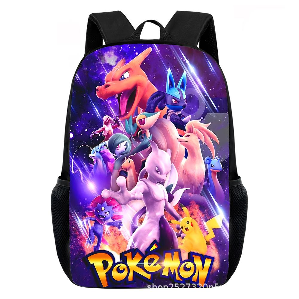 Cartoon Pikachu Backpacks Print Primary Software Backpacks for Boy and Girls Best Gifts Lightweight Cartoon School Bag for Kids