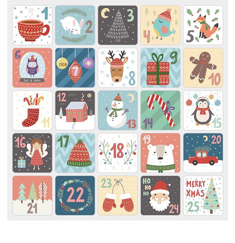 

Christmas Writable Cake Box Sealing Stickers - Hot Selling Decorative Number Stickers