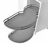 Corner Cargo Kidney Basket Right 500 Silent Anthracite For Corner Cabinet