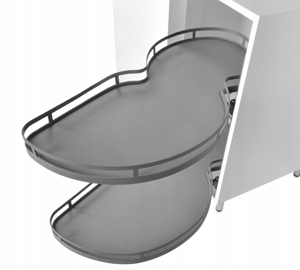Corner Cargo Kidney Basket Right 500 Silent Anthracite For Corner Cabinet
