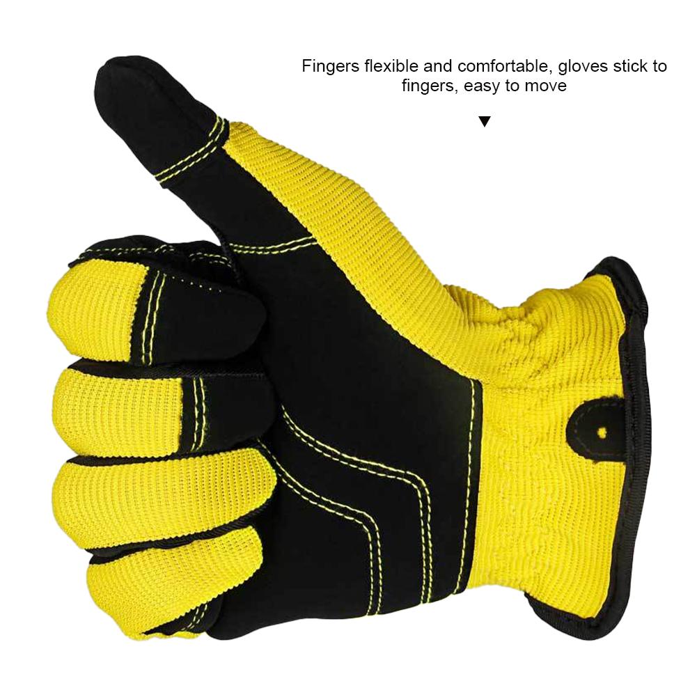 1 pereche de mănuși de grădinărit imitație microfibră multifuncțională, cu ecran tactil, respirabil, rezistent la uzură, mănuși de protecție a muncii