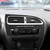 Car Instrument AC Panel For Seat Leon 2005 2006 2007 2008 2009 2010 2011 2012 LHD RHD Real Soft Carbon Fiber Sticker Accessories