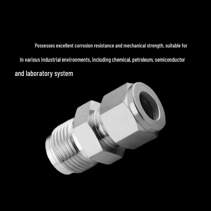 FITOK Stainless Steel Straight Ferrule Connector