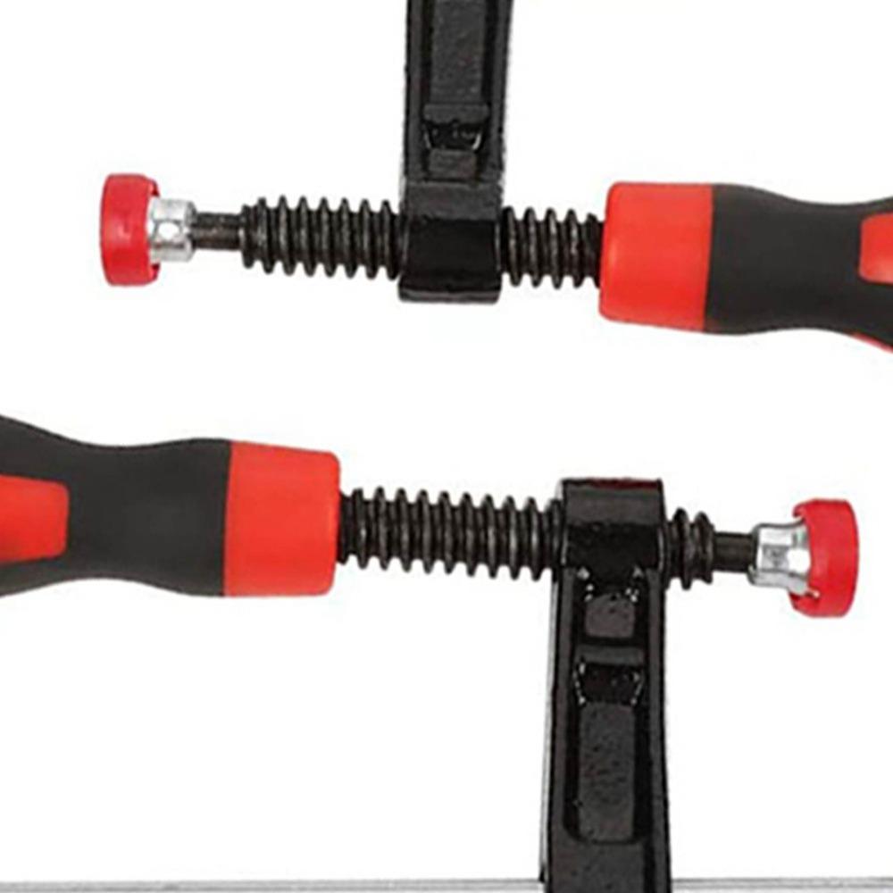 4pcs Steel Construction Bar Clamps Quick Slide Parallel Clamps F-Style Bar Clamp DIY Projects